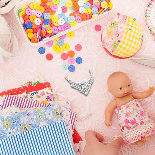 Toyvian 80pcs Miniature Dollhouse Queen Crowns Plastic Tiara Hair Accessories for Doll Dress Up Role Playing thumbnail 7