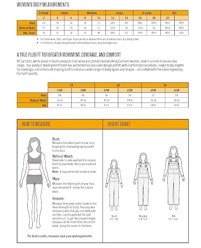 Carhartt Women's Washed Duck Insulated Bib Overall thumbnail 7