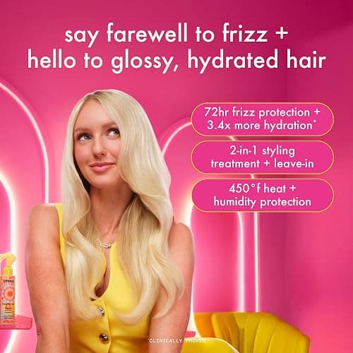 amika frizz-me-not hydrating anti-frizz treatment | lightweight hydrating spray for medium to thick coarse hair types 2a-4c, humidity + heat protection, smooth frizz for up to 3 days thumbnail 2