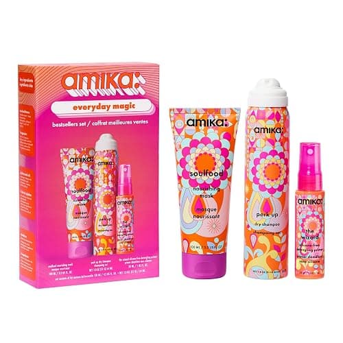 amika everyday magic bestsellers set | gift set for all hair types, TSA travel-size approved - Image 1
