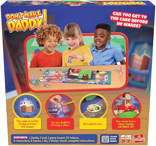 Goliath Don't Wake Daddy Board Game | Surprise Action Game for Kids | 2-6 Players, Ages 4+ thumbnail 4