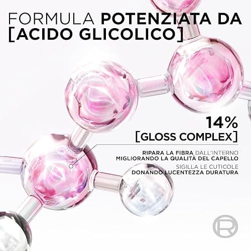 L'Oréal Paris Elvive Siero Senza Risciacquo, Per Capelli Spenti e Porosi, Capelli Setosi, Con Acido Glicolico, Senza solfati, Glycolic Gloss, 150 ml thumbnail 3