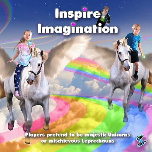 Hide and Seek Meets Rainbow Toys in “Protectors of The Rainbow” | Ages 4-10 | A Musical Treasure Hunt | Easter Egg Hunt & Glow in The Dark Game | Outdoor Toys | Unicorn & Leprechaun Theme thumbnail 7