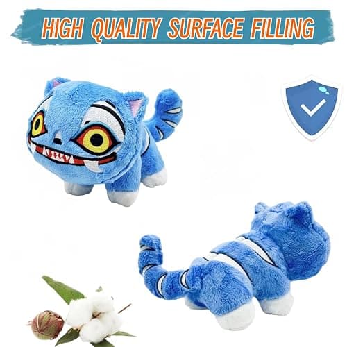 Cute Movie Character Plush Toy – Soft Stuffed Doll Gift for Movie Fans & Collectors (Big Blue Tiger) thumbnail 4