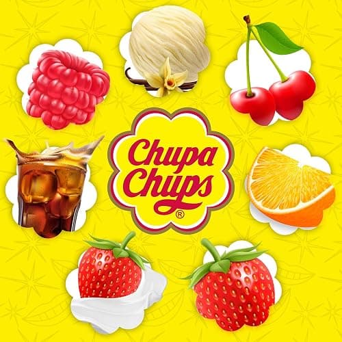 CHUPA CHUPS - Assorted Lollipop Carousel - 7 Classic Flavours - 200 Lollies thumbnail 4