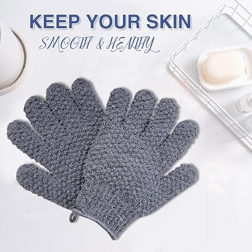 Yiclick 12Pcs Heavy Exfoliating Gloves, Body Scrub Glove For Shower Bath, Body Scrub Exfoliator, Exfoliating Body Scrubber for Bath Shower Exfoliation, Exfoliate Sponge Loofah Washcloth Mitt Men Women thumbnail 7