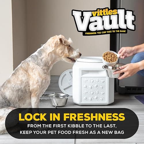 Gamma2 Vittles Vault Pet Food Storage Containers - Sealed Dog and Cat Food Storage Container, Fits up to 25lbs, Made in the USA - [12"L x 13.75"H] thumbnail 3
