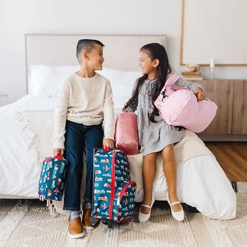 Wildkin Kids Overnighter Duffel Bag – Carry-On Size, Ideal for School & Sleepovers – Horse Dreams thumbnail 2