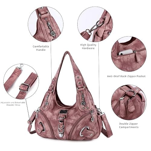 Angelkiss Hobo Purses and handbags for Women Satchel Handbag Women Purses Large Daily Shoulder Bags | Purses thumbnail 7
