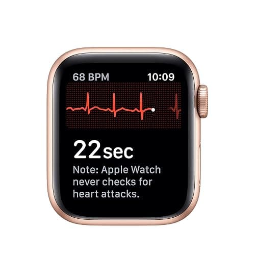 Apple Watch Series 5 (GPS + Cellular, 44MM) - Gold Aluminum Case with Pink Sand Sport Band (Renewed) thumbnail 5