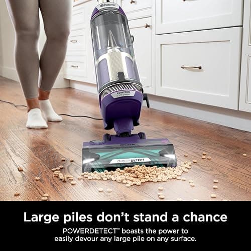 Shark POWERDETECT Upright Vacuum Cleaner with HEPA Filter, Heavy Duty Vacuum with Powerful Suction for Pet Hair Pickup, DuoClean Technology, Powered Lift-Away, Ideal for Carpets & Hardfloors, AZ4002 thumbnail 15