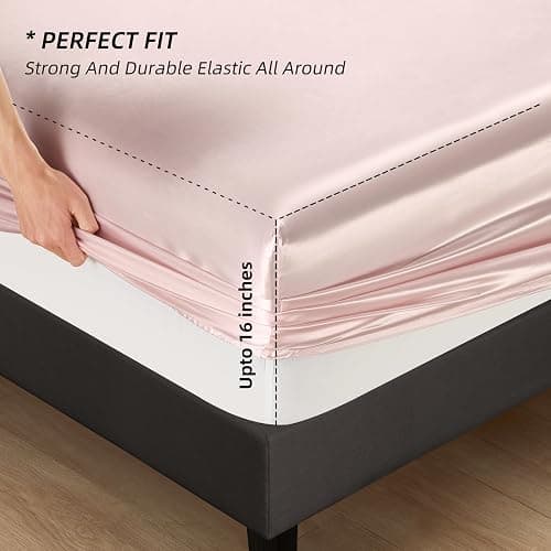 Pink silk sheets  thumbnail 4
