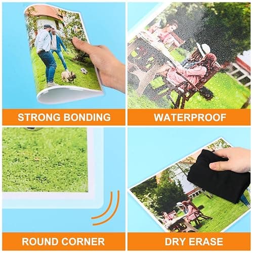 CAREGY Thermal Laminating Pouches, 300 Pack Laminating Sheets, 3 Mil, 9 x 11.5 Inches Lamination Sheet Paper for Laminator, Clear, Letter Size, Office and School Supplies - 300PACK-3Mil (9 x 11.5Inches) thumbnail 3