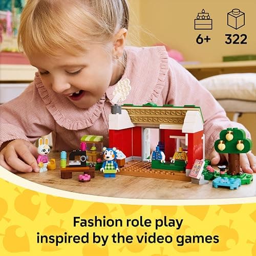LEGO Animal Crossing Able Sisters Clothing Shop Building Toy - Animal Crossing Toy Figures and Playset for Kids, Girls and Boys, Ages 6+ - Pretend Play Gift Idea for Birthdays - 77055 thumbnail 2