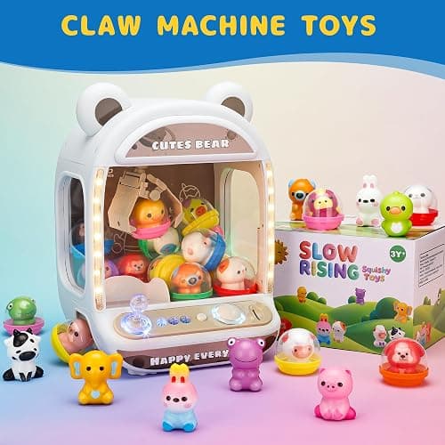 30 Packs Party Favors, Slow Rising Animal Squishy Toys with Cupsules, Goodie Bag Stuffers, Birthday Gifts, Treasure Box Toys, Kids Classroom Prizes, Claw Machine Toys, Stress Relief Squishy Toys thumbnail 8