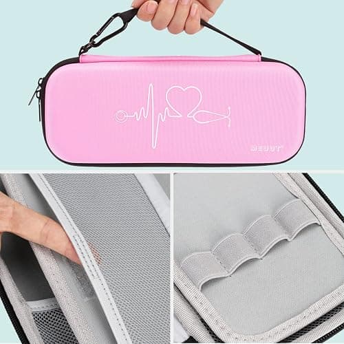 MEUUT 15 pcs Stethoscope Case Kits, Perfect Nurse Gift Include Stethoscope Case, Penlights, Medical Scissor, Bandage Wraps, Badge Holders for Nurse Student thumbnail 5