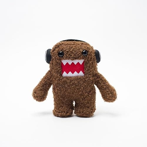 LICENSE 2 PLAY Domo Kun 6.5-Inch Plush – DJ Headphones Edition - Super-Soft Collectible Toy for Kids, Kidults & Nostalgic Fans - Image 1