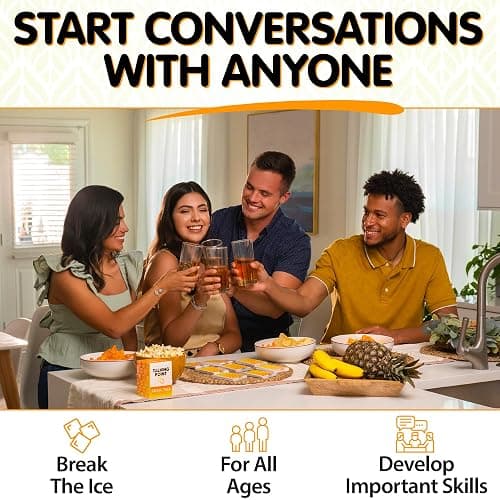 200 Icebreaker Conversation Cards - Improve Your Small Talk & Make Deep Connections - Perfect for Parties, Gatherings & More - Always Have Something to Say - Discuss Fun Questions & Interesting Topics thumbnail 2