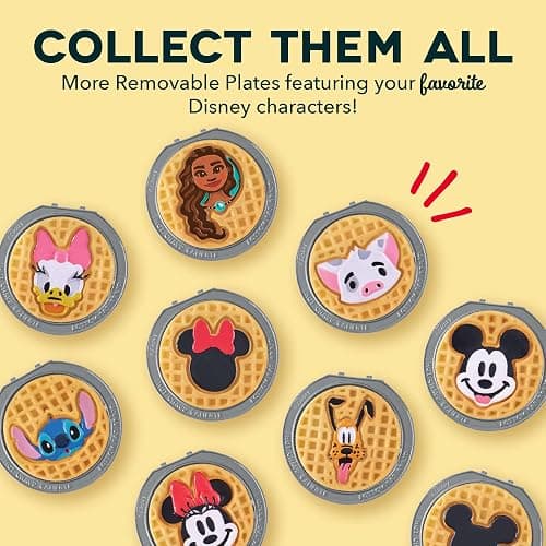 Disney Dash MultiMaker® Mini System Removable Plate Set - Ceramic Coating Replacement Plates for Waffle Breakfast - Waffle Maker Not Included - 4-Inch - 2-Pack - Winnie the Pooh & Piglet thumbnail 7