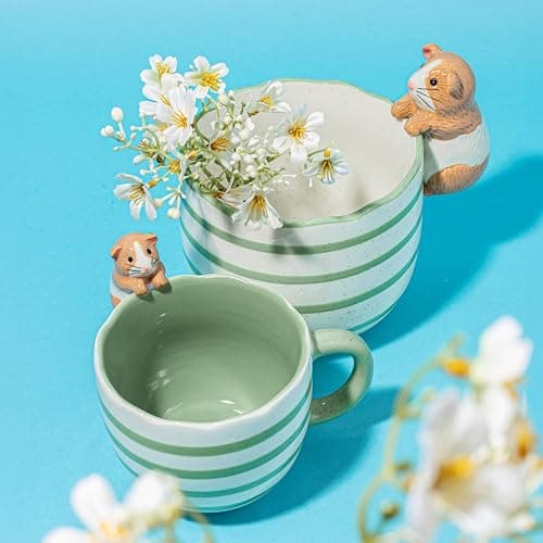 Sass & Belle Peeking Guinea Pig Mug - Ceramic Coffee Cup for Tea or Hot Drinks – Novelty Gift for Mum, Dad, Friends – Quirky Sass and Belle Mug for Her or Him thumbnail 4