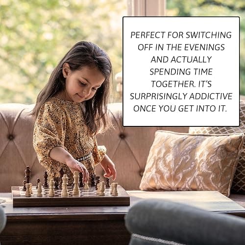 Jaques of London Large Chess Sets | 15" Chess Board | Premium Wooden Set For Adults Luxury | Chess Set For Adults with Staunton Chess Pieces | Since 1795… thumbnail 4