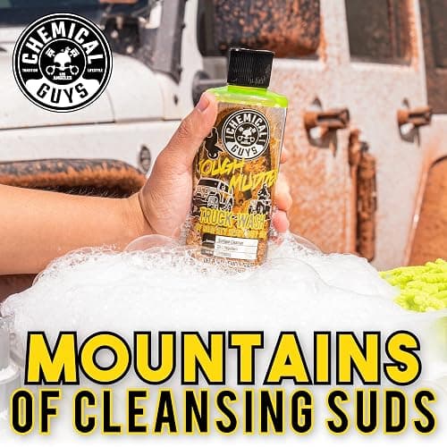 Chemical Guys CWS20264 Tough Mudder Foaming Truck, Off Road, ATV and RV Heavy Duty Wash Soap,(Works with Foam Cannons, Foam Guns or Bucket Washes), 64 fl oz (Half Gallon), Lemon Scent - 64 Fl Oz (Pack of 1) thumbnail 10