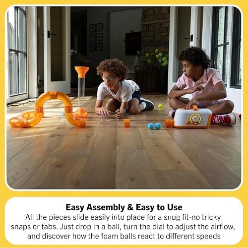 Fat Brain Toys The Original Air Toobz, Air-Powered STEM Building Toys for Kids & Teens, Kids Building Toys, STEM Toys for 3+ Year Old thumbnail 4