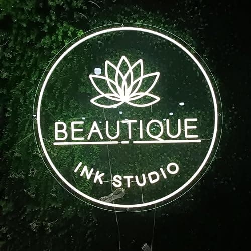 Custom Business Neon Sign，LED Neon lights Professional customized, Custom Neon Signs Personalized for Studio Office Storefront Logo Gym Restaurant Store Hotel Bar Salon Beauty Nail Shop Party Prom thumbnail 5