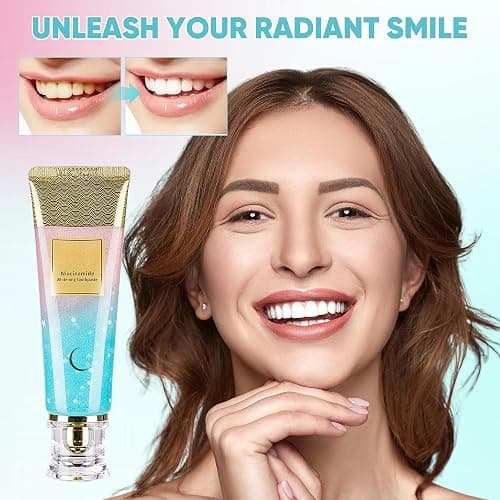 Niacinamide Whitening Toothpaste: Triple Action Whitening with Natural Gentle Care Tooth Paste - Deep Stains Radiant Smile Natural & Gentle Formula Fresh Breath (1) thumbnail 7
