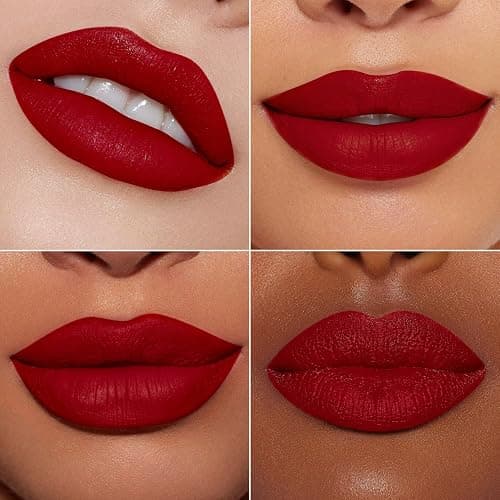 MAKI YIKA Red Lipstick Matte Liquid for Women Color Stay Long Lasting Lipsticks thumbnail 2