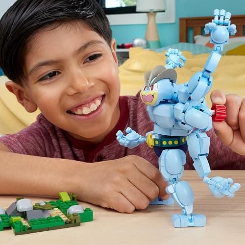 MEGA Pokémon Building Toys Set Machamp with 401 Pieces, Articulated and Poseable with Motion, 6+ Inches Tall, for Kids thumbnail 2