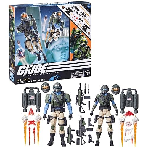 G.I. Joe Classified Series Steel Corps Troopers, Collectible Action Figure, 95, 6-Inch Action Figures for Boys & Girls,with 28 Accessory Pieces thumbnail 10