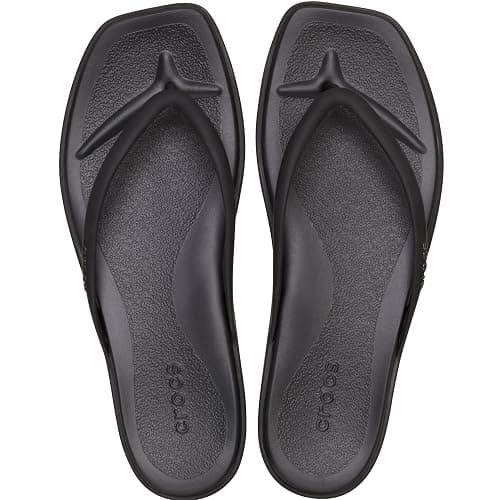 Crocs Women's Miami Flip Flops | Square Toe Flat | 360 Degree Comfort | Croslite Foam Footbed thumbnail 5