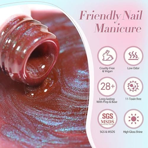 BORN PRETTY Blue Purple Cat Magnetic Eye Gel Nail Polish Rainbow Gel Polish | Aurora Firefly Color Cat Magnetic Gel Polish Glitter Magnetic Gel Nail Manicure Salon DIY 15ml thumbnail 8