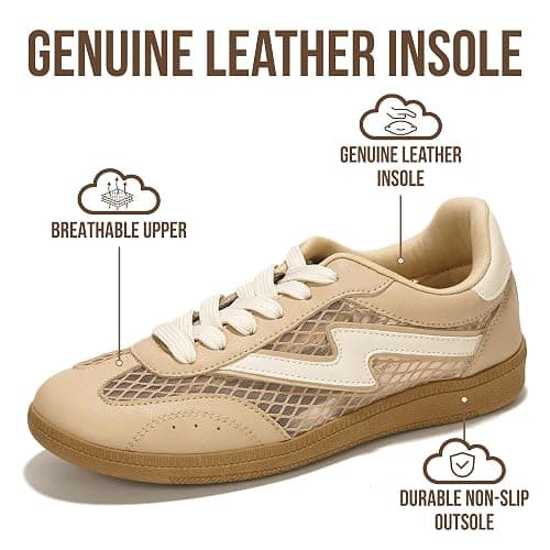 Project Cloud Fashion Sneakers for Women 2026 - Lace-Up Shoes Trendy Women Sneakers with Memory Foam Insole Women's Fashion Sneakers Non-Slip Womens Shoes (Irita) thumbnail 3