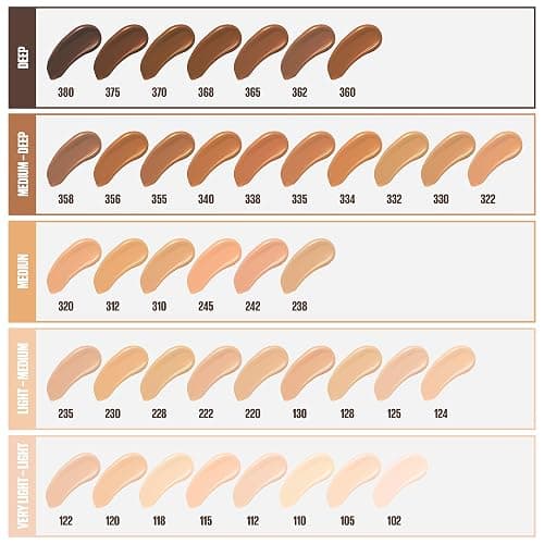 Maybelline Fit Me Matte + Poreless Liquid Oil-Free Foundation Makeup, Natural Ivory, 1 Count (Packaging May Vary) thumbnail 4