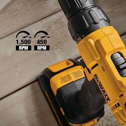 DEWALT 20V MAX Cordless Drill and Impact Driver, Power Tool Combo Kit with 2 Batteries and Charger (DCK240C2) thumbnail 5