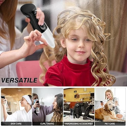 IMPORX Continuous Spray Bottle for Hair (10.1oz/300ml) 2 Pack Home Essentials Spray Bottles For Cleaning Empty Ultra Fine Water Mister Sprayer For Hairstyling Garden Plants Curly Hair Perfume Etc thumbnail 5