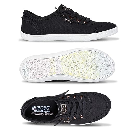 Skechers Women's Bobs B Cute Sneaker – Memory Foam, Flexible Outsole, Lightweight Vegan Shoes thumbnail 7