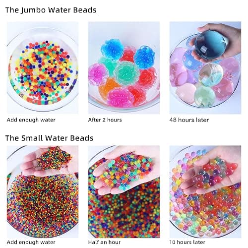 300,000Pcs Wate Beads for Centerpieces Vase Filler Beads for Soilless Planting, Fragrance Diffusion, Floating Candle Holding,Non-Toxic Beads for Wedding Centerpiece,Floral Decorations thumbnail 2