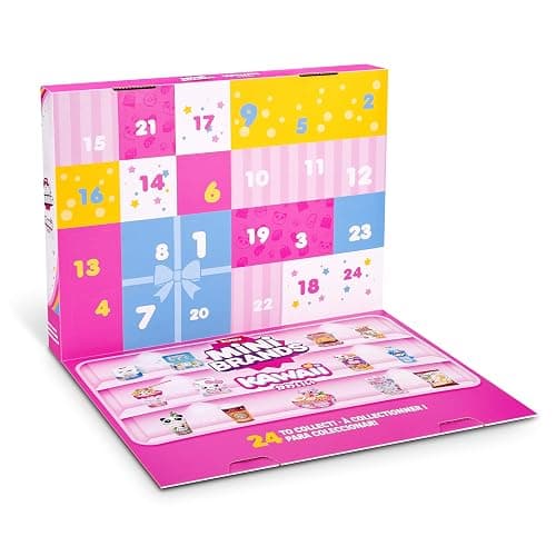 Mini Brands Kawaii Advent Calendar by ZURU, Collectible Seaonal Toys for Girls thumbnail 6