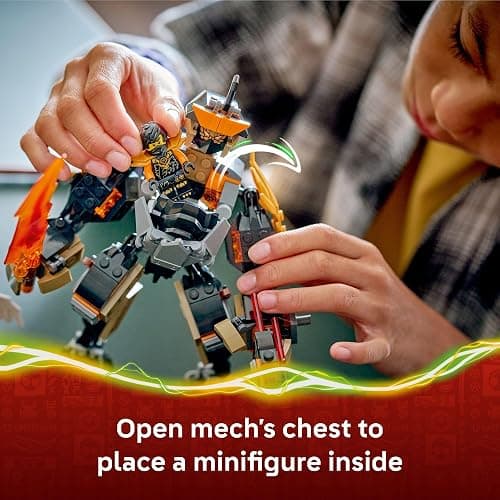 LEGO NINJAGO Cole’s Mission Mech & Dragon Zane Building Toy for Boys, Girls & Kids, Ages 7+ - Poseable Mech W/Cole, Acid Monster, & Zane Minifigures for Pretend Play - Gift Idea for Birthdays - 71854 thumbnail 3