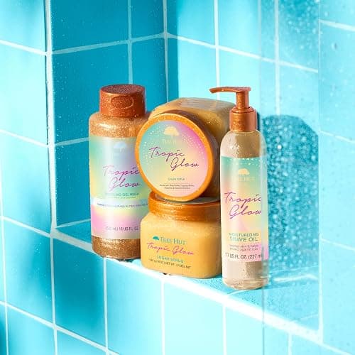 Tree Hut Tropic Glow Moisturizing Shave Oil, Hydrating Gel-to-Oil Formula for a Smooth Shave, Warm Scent, 7.7 fl oz thumbnail 8