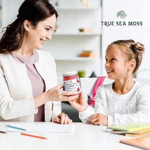 TrueSeaMoss Wildcrafted Irish Sea Moss Gel - Made with Dried Seaweed - Seamoss, Vegan-Friendly, Antioxidant Supports Digestion - Made in USA (Strawberry, Pack of 1) - Strawberry - 16 Fl Oz (Pack of 1) thumbnail 5