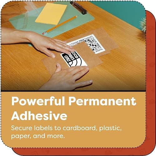 Aegis Adhesives - 2.25" X 2" Square Direct Thermal Labels (8400 Count, 12 Rolls) - QR Code Stickers, Address Tags, Barcode Labels, Product Packaging - Compatible with Zebra and Rollo Printers thumbnail 4