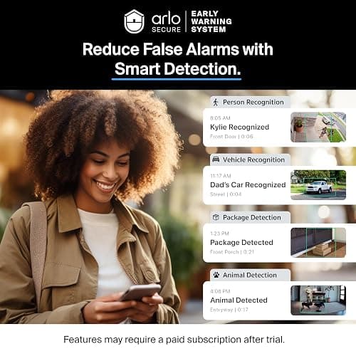 Arlo Video Doorbell 2K (2nd Gen, Latest Release), Wireless or Wired, Package Detection, Person & Vehicle Recognition, 1-Month Secure Plan, 2-Way Audio, Night Vision, Head to Toe Video View thumbnail 3