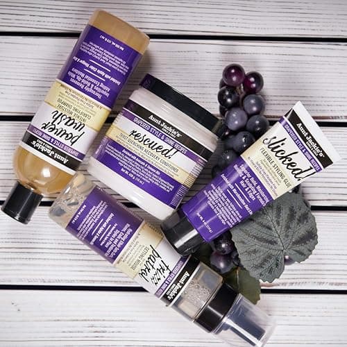 Aunt Jackie's Grapeseed Style and Shine Recipes Power Wash Intense Moisture Clarifying Hair Shampoo, 12oz. thumbnail 7