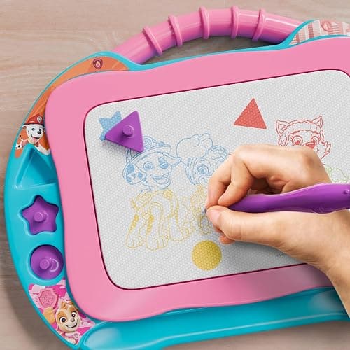 Lollipop Paw Patrol Magnetic Drawing Board - Limitless Creativity with Easy Erasing - Mess-Free Fun, Smart Storage, and Kid-Friendly Design for Creative Adventures - Pink Color thumbnail 5