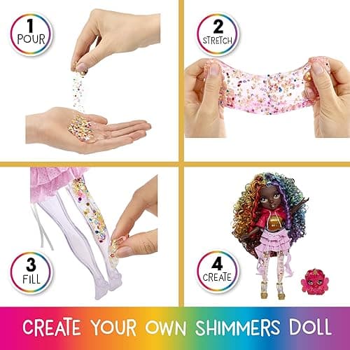 Rainbow High Rainbow Shimmers with Slime – Iris, 11” Fashion Doll, Create a Rainbow Doll, Slime Kit, Kids Gift 4+ thumbnail 5