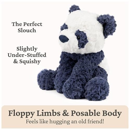 GUND Cozys Collection Panda, Panda Bear Stuffed Animal, Plush Toy for Ages 1 and Up, Navy Blue, 10” thumbnail 4